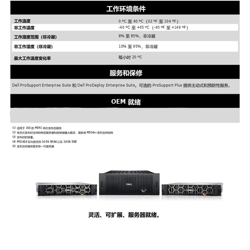  戴尔(DELL)PowerVault MD 系列直连存储 戴尔存储